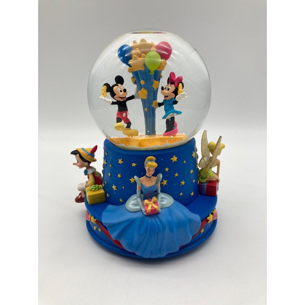 Vintage Hallmark Disney Walt's 100th Birthday Musical Snow Globe Mickey Mouse